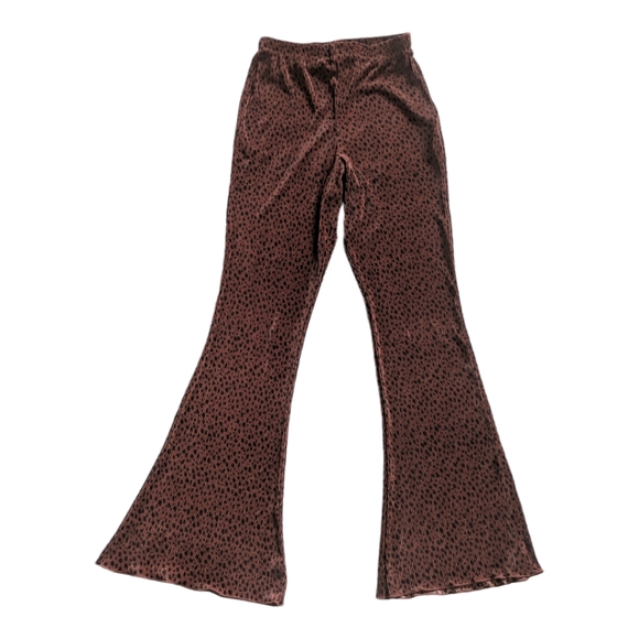 Topshop Slinky Flared Pants - Picture 1 of 9